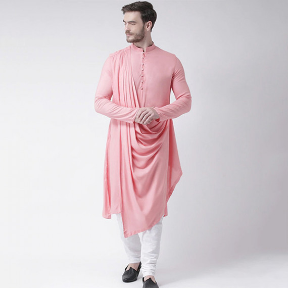 https://www.easyeleganz.com/products/men-pink-solid-straight-kurta-with-attached-drape