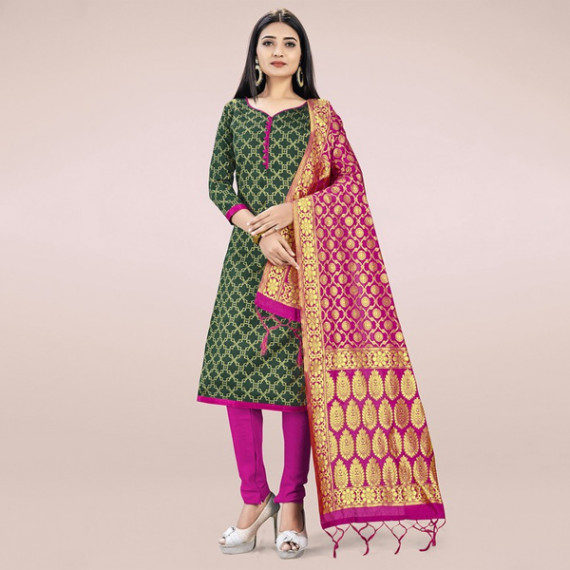 https://www.easyeleganz.com/products/green-pink-unstitched-dress-material