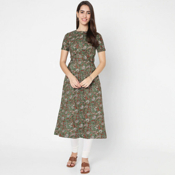 https://www.easyeleganz.com/products/women-green-grey-floral-printed-cotton-a-line-kurta