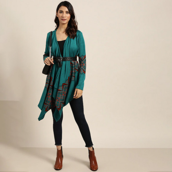 https://www.easyeleganz.com/products/women-teal-green-black-geometric-patterned-longline-waterfall-shrug