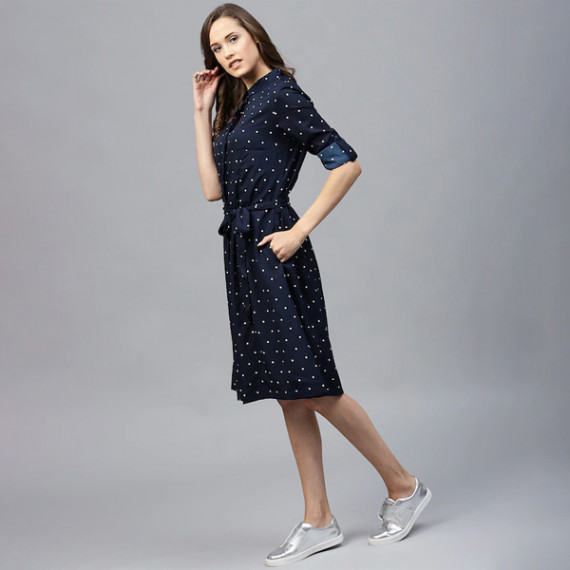 https://www.easyeleganz.com/products/navy-blue-polka-dots-printed-shirt-dress