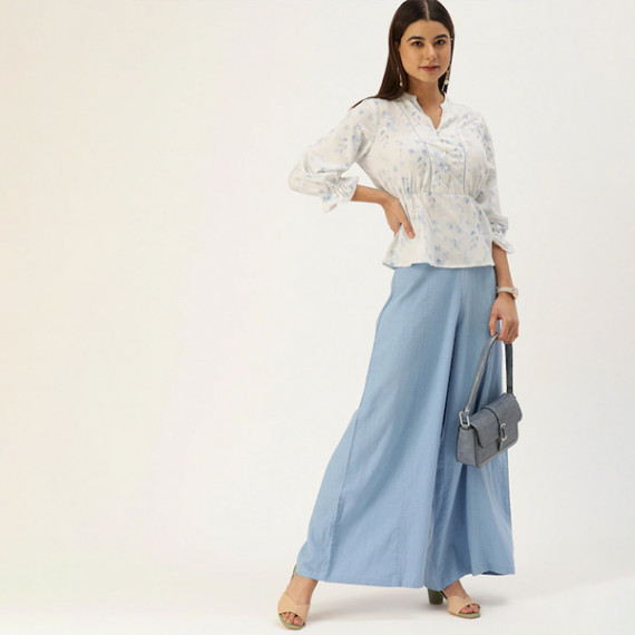 https://www.easyeleganz.com/products/white-blue-tropical-print-mandarin-collar-peplum-top