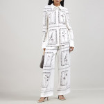Women Ivory Simcoa Linen Silk Longline Shir