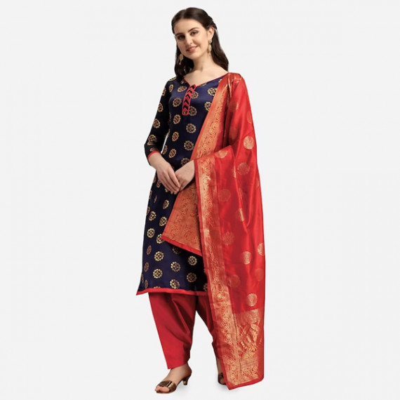 https://www.easyeleganz.com/products/navy-blue-red-woven-design-banarasi-unstitched-dress-material