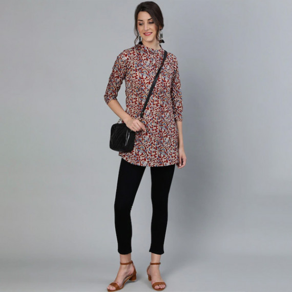 https://www.easyeleganz.com/products/womens-maroon-cream-coloured-printed-tunic