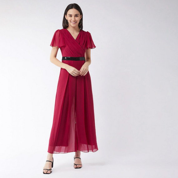 https://www.easyeleganz.com/products/pink-black-pleated-jumpsuit-with-embellished-waist