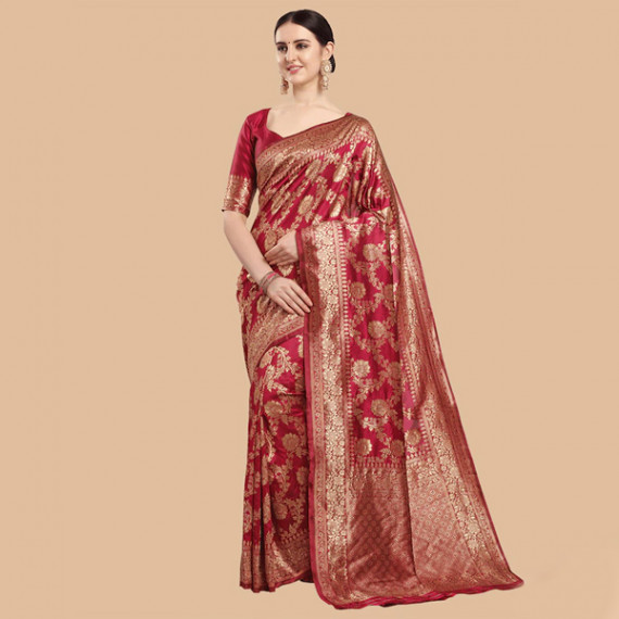 https://www.easyeleganz.com/products/maroon-gold-ethnic-motifs-zari-silk-blend-banarasi-saree