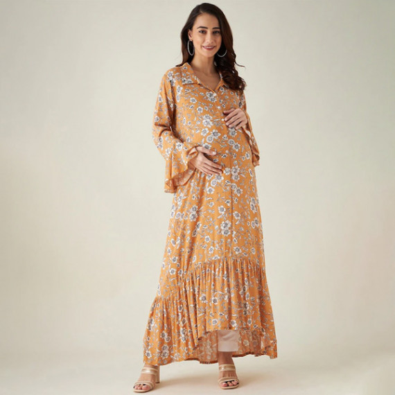 https://www.easyeleganz.com/products/floral-maternity-shirt-maxi-dress