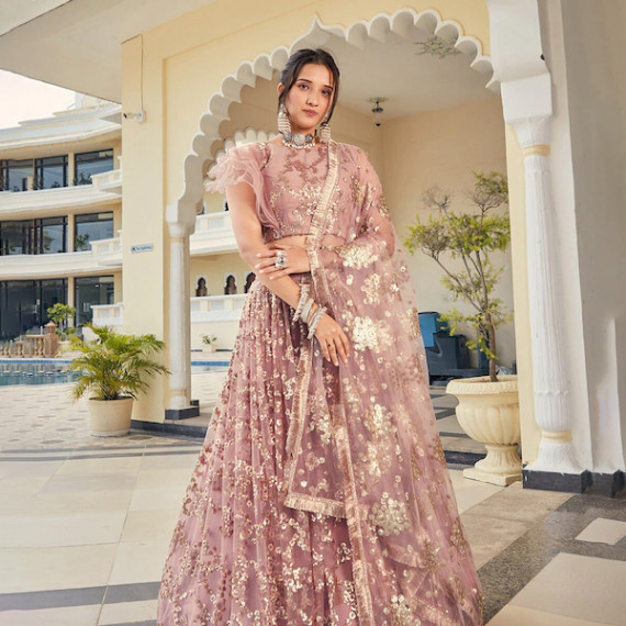 https://www.easyeleganz.com/products/peach-coloured-gold-toned-embellished-sequinned-semi-stitched-lehenga-unstitched-blouse-with